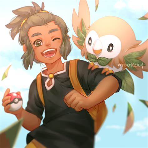 Hau Is Such A Cutie And Im Cry Ing Pokemon Moon And Sun Pokemon Moon
