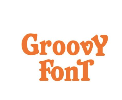 Groovy Font Monogram Alphabet Font Svg Dxf Cut Files Instant