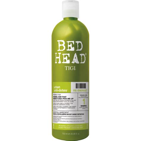 Tigi Bed Head Urban Antidotes Re Energize Shampoo Ml Hq Hair