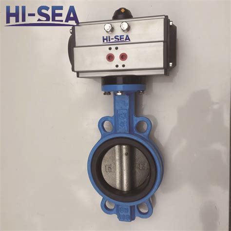 Pneumatic Wafer Type Butterfly Valve