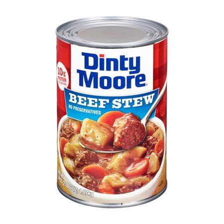 Heat to simmering over medium heat, stirring occasionally.microwave oven: Dinty Moore Beef Stew, 38 Ounce Can - Walmart.com
