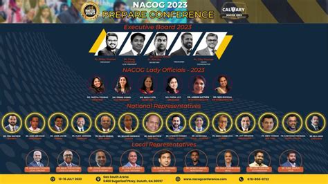 26th Nacog Prepare Conference Updates July 3rd 2023