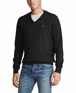 Polo Ralph Men 39 S Cotton V Neck Sweater Reviews