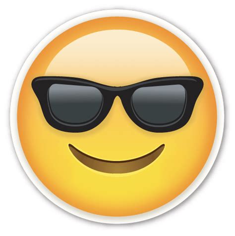 Emoticon Gafas De Sol Png Transparente Stickpng