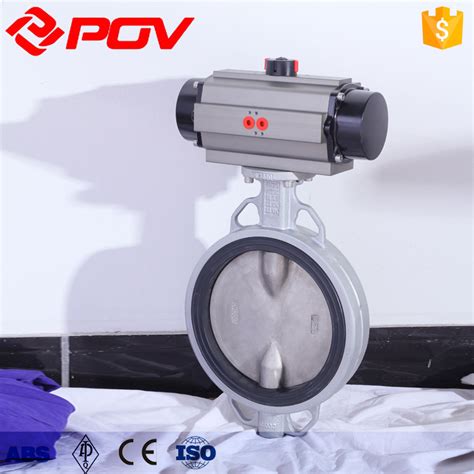 Wafer Type Pneumatic Butterfly Valve Automatic Valve My Xxx Hot Girl