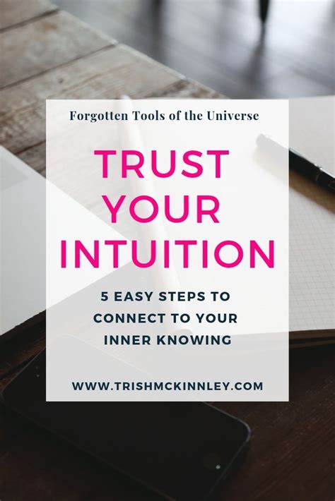 Trust Your Intuition In 5 Easy Steps Trust Yourself Intuition