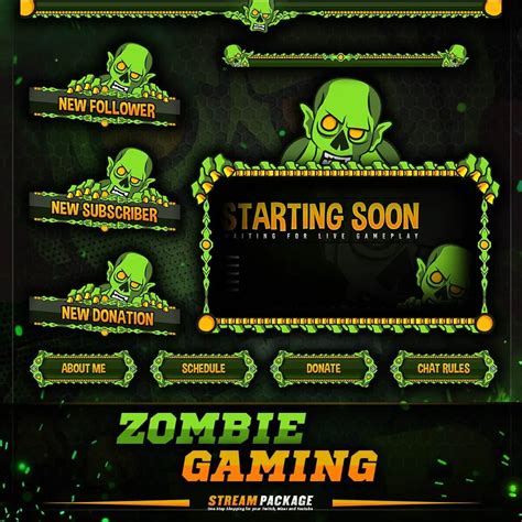 Zombie Overlay Package Templatesoverlay Internet Games Display