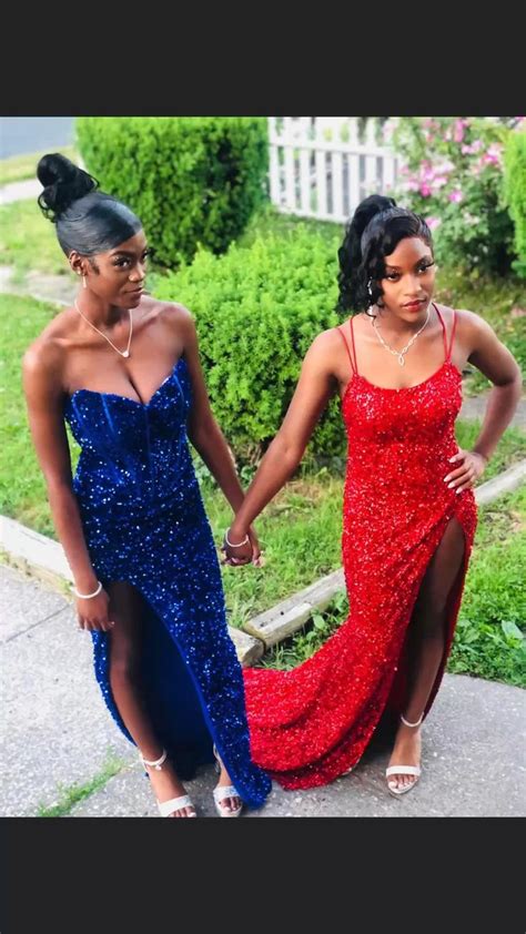 Twins Prop Pics ️👯‍♀️ In 2022 Red Prom Dress Prom Ball Gown Prom Dresses