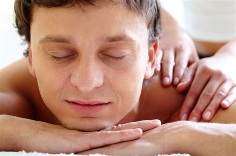Man Having Body Massage In Spa Salon Photo Free Download