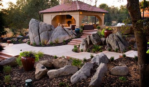 I like the lemon in the vas. How To Design And Create A Beautiful Rock Garden