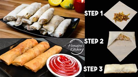 Check spelling or type a new query. Perfect Chicken Spring Rolls - Folding Technique - Ramzan ...