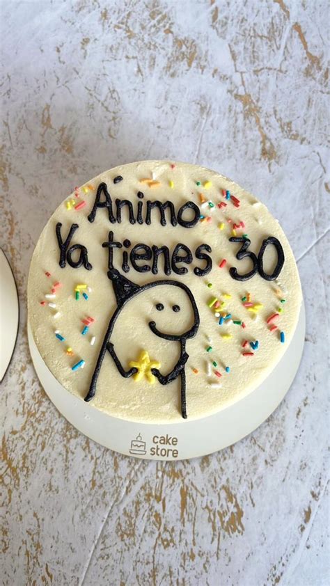 30th Birthday Cake With Funny Image