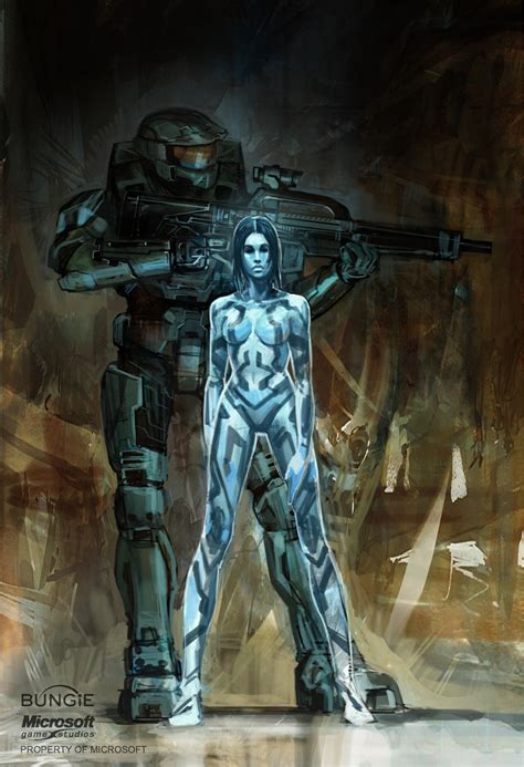 Artstation Halo 3 Masterchief And Cortana Isaac Hannaford