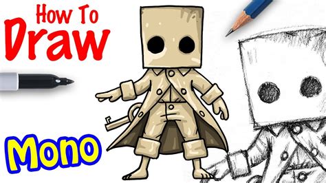 How To Draw Mono Little Nightmares 2 Youtube