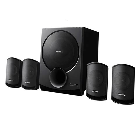 Our latest home theatre speakers are expertly crafted from unique materials so you get pure, natural sound. Buy Sony SA-D100 4.1 Multimedia Speakers with Bluetooth ...