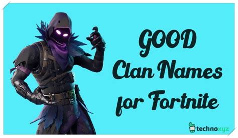 500 Good Fortnite Clan Names Ideas 2020 Cool Best Funny