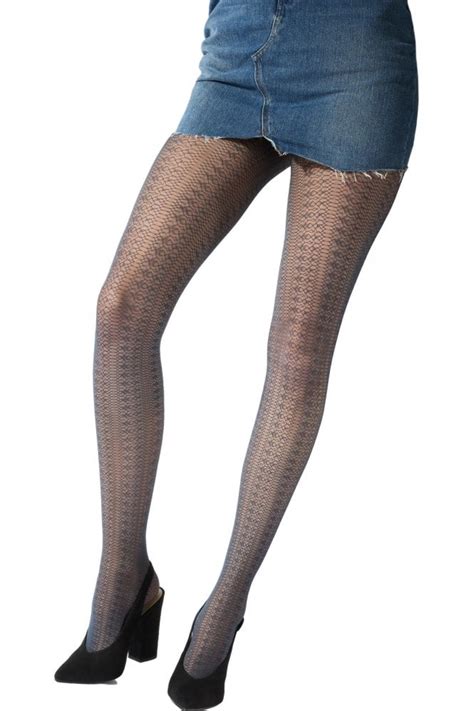 Delicate Pattern Tights