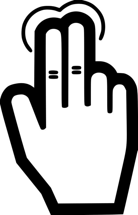 Two Finger Tap Svg Png Icon Free Download (#484788) - OnlineWebFonts.COM