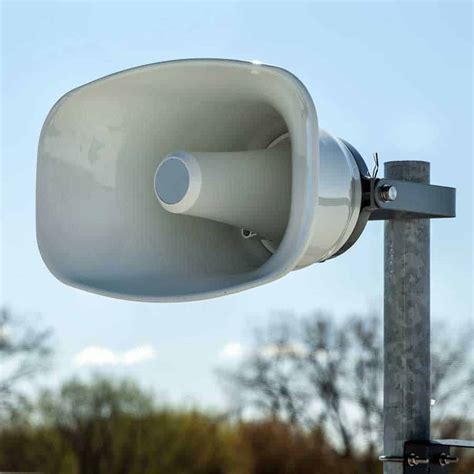 Vns2204 8 Wireless Outdoor Horn Speaker For Voice Paging Applications