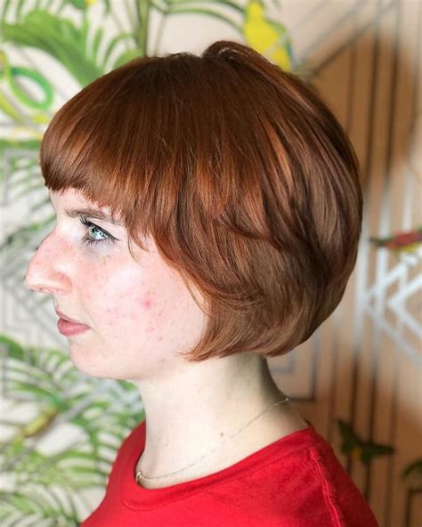 Creative Short Layered Bob Hair Styles For Oval Face Hairstyle And Dress
