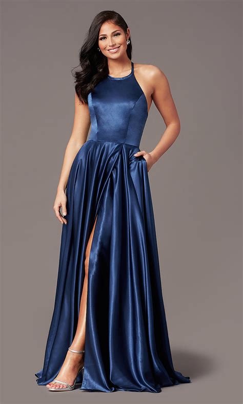 Faux Wrap Corset Style Long Prom Dress Promgirl