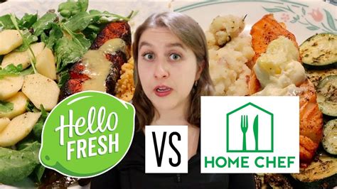 Hello Fresh Vs Home Chef Same Dish Different Companies Youtube