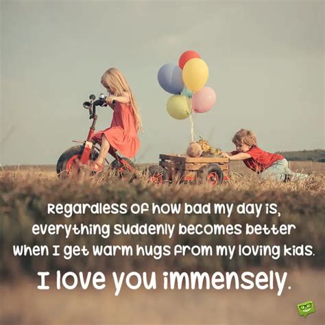 35 Sweet I Love You Messages And Quotes For My Children