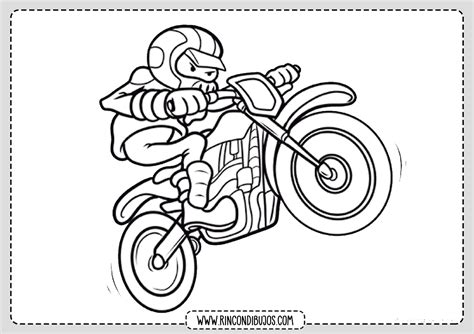 Dibujos De Motos Para Colorear Dibujos De Motoristas