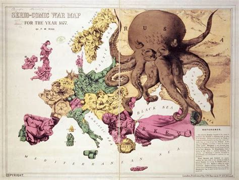 the so called octopus map is from a few years later at the time the russian empire was seen as