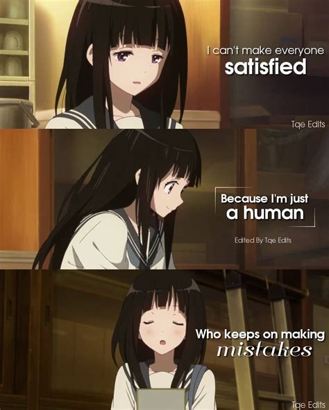 Anime Hyouka Anime Quotes Anime Love Quotes Anime