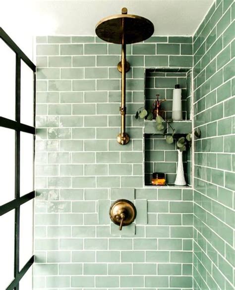 25 Green Bathroom Tiles Ideas In 2021 Homedesignsideas