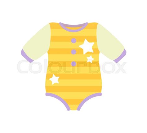 Baby clothes, poster with romper suit ... | Stock Vector ...