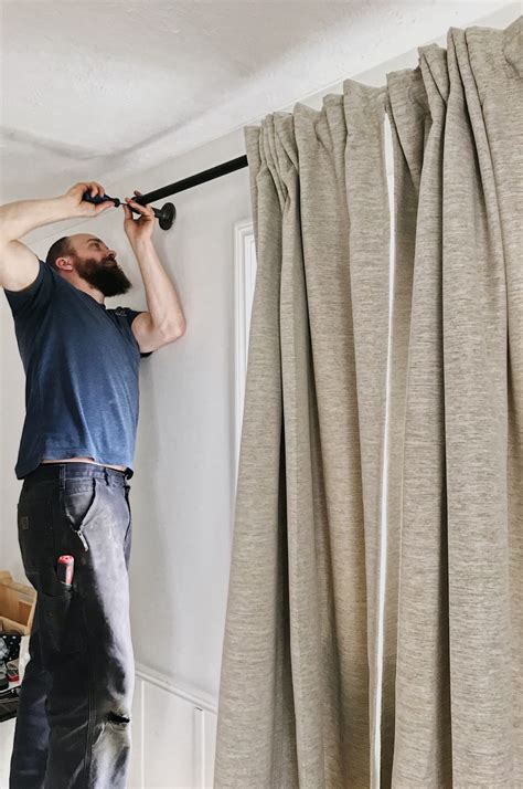 How To Make An Extra Long Curtain Rod Iekel Road Home