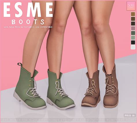 Ts4 Esme Boots By Smsims On Deviantart