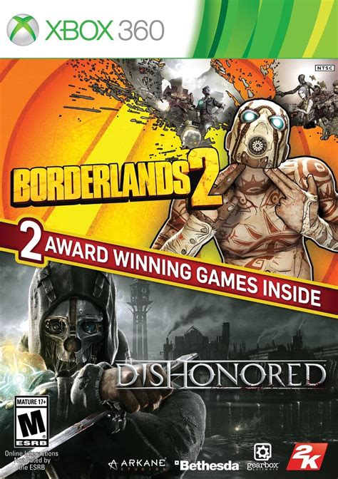 Borderlands 2 And Dishonored Bundle Xbox 360 Game