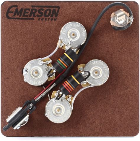 Our 50's style gibson les paul guitar wiring harness is the perfect tonal upgrade for players that want the added flexibility and tonal response of vintage les paul wiring. Emerson Custom Prewired Kit for Gibson SG Guitars | Sweetwater
