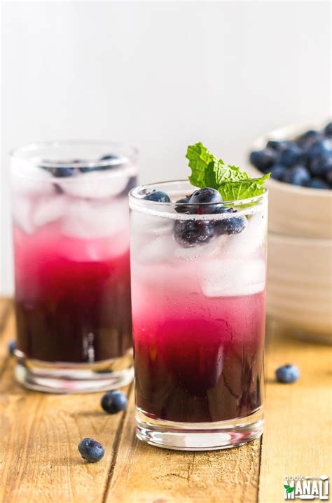 Blueberry Ginger Cooler Recipe Summer Drinks Alcohol Summer