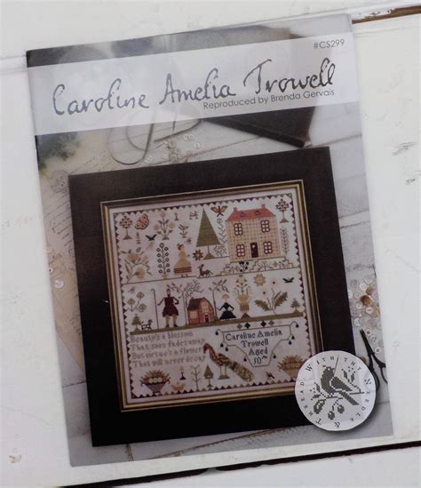 caroline amelia trowell by brenda gervais of with thy needle and thread cross stitch design