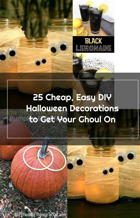25 Cheap Easy Diy Halloween Decorations In 2020 Diy Halloween