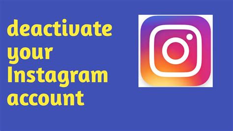 Scroll down, then click temporarily disable my account in the bottom right. How to deactivate Instagram account||how to disable ...