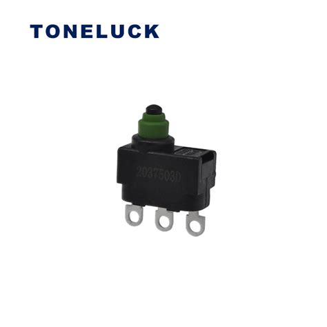 Small Waterproof Micro Switches 15mm Pin Plugner Solder Terminal