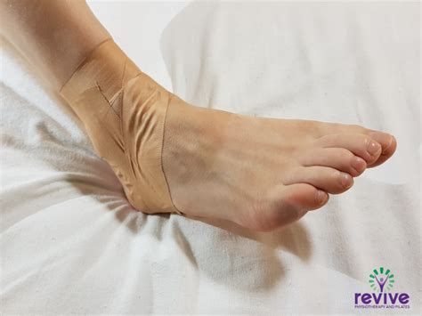 How To Tape Your Own Ankle Revive Physio Therapy And Pilates