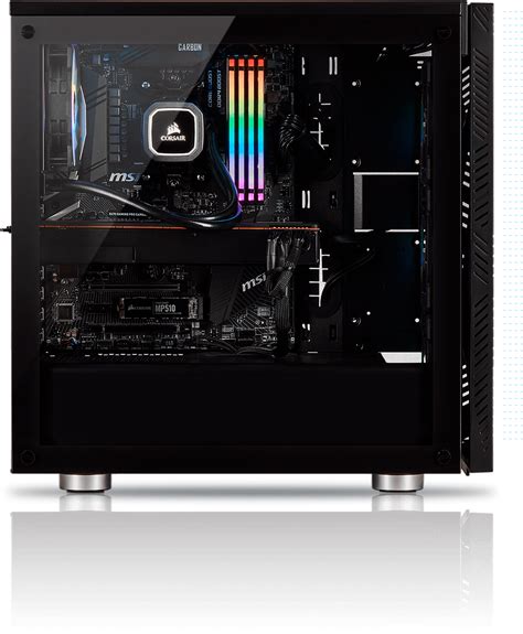 275r Airflow Tempered Glass Mid Tower Gaming Case — Black