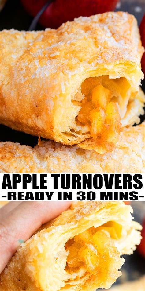 Easy Apple Turnovers With Puff Pastry Apple Turnover Recipe Turnover Recipes Apple