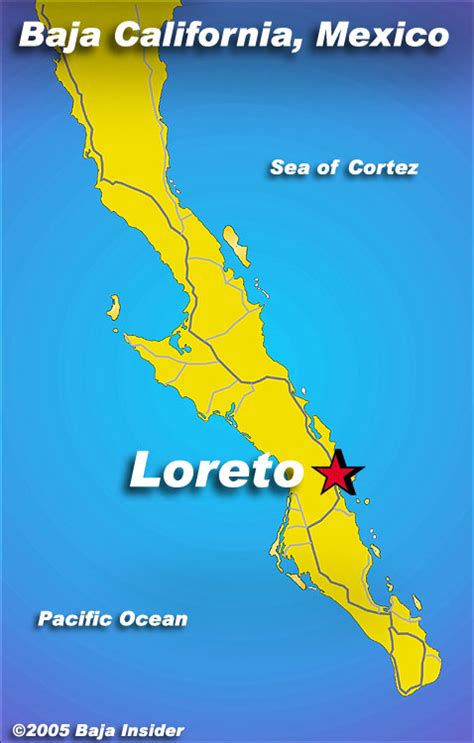 Map Loreto Baja California Loreto Sea And Land Tours And Dive Center