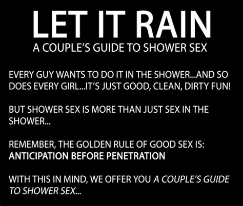 Thumbs Pro Sirsplayground Every Seven Seconds Let It Rain A Couples Guide To Shower Sex