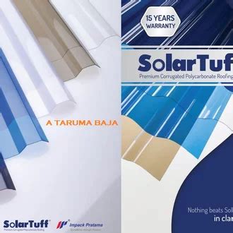 Jual Produk Atap Solartuff Bening Termurah Dan Terlengkap Mei 2023