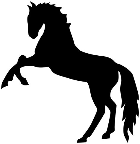 Horse Silhouette Png Png Free Library Transparent Horse Silhouette
