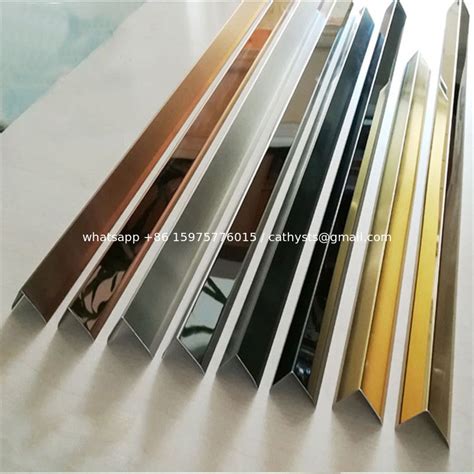 Brushed Finish Gold Stainless Steel Wall Trim Wall Panel Trim 201 304 316