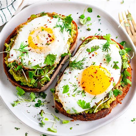 Avocado Egg Breakfast Toast Aberdeens Kitchen